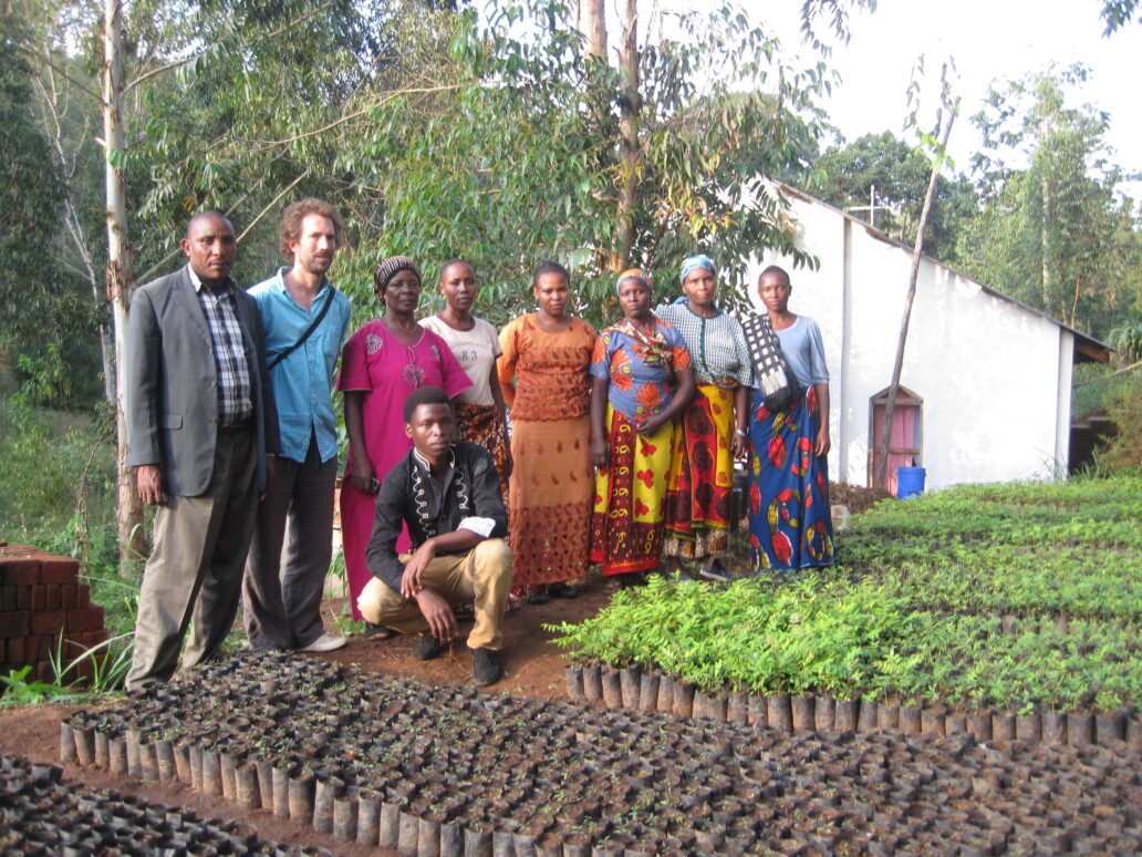 Pentecostal Church Conservation Group and their nursery behind the Church in Yoghoi